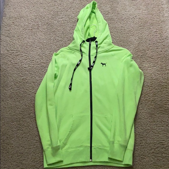 PINK Victoria's Secret Sweaters - PINK Neon green sweater